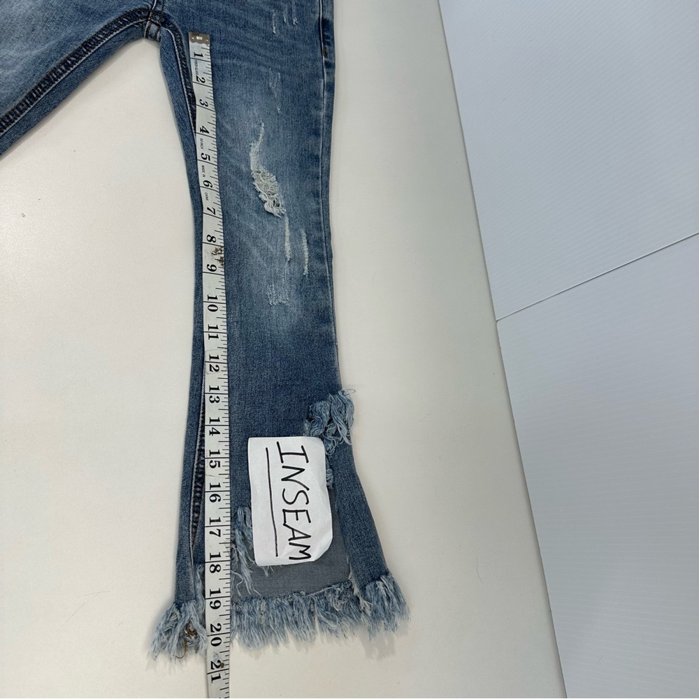 Hayden Girls Jeans Distressed Fringe G2100 Sz S 22474 - Picture 9 of 10